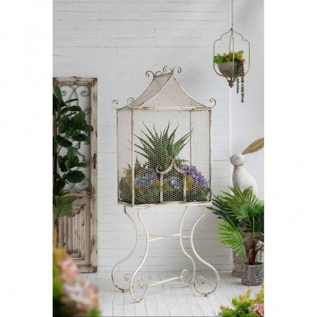 عربه حديديه بطابع ريفي فرنسي 8345 عربه حديديه بطابع ريفي فرنسي 8345