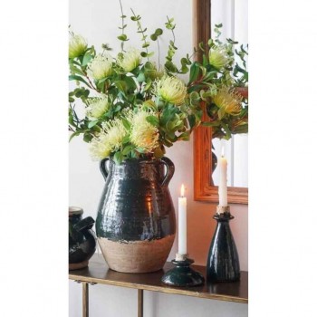 فازه فخاريه أنيقه على الطراز الاروبي 7523 فازه فخاريه أنيقه على الطراز الاروبي 7523