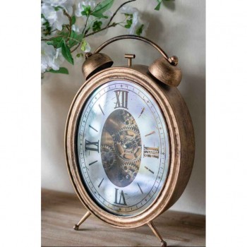 ساعه مكتبيه كلاسيكيه على الطراز الاروبي بارقام لاتينيه فاخره 8198