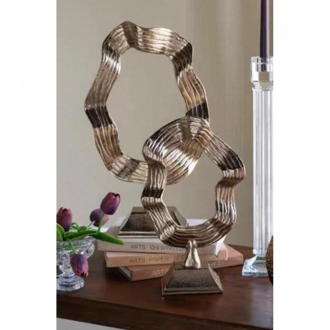 تحفه مكتبيه معدن مذهب بتصميم اوربي متوفر الحجمين 8002 تحفه مكتبيه معدن مذهب بتصميم اوربي متوفر الحجمين 8002