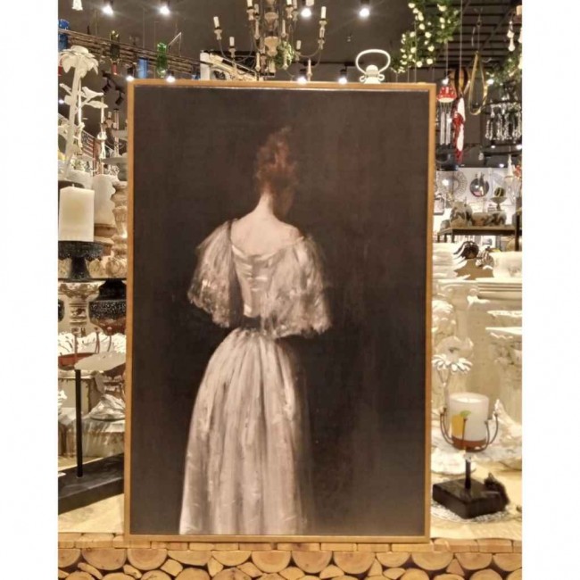 لوحه مطبوع كالنفس اطار خشب ذهبي متوفر 3 احجام-L5235 لوحه مطبوع كالنفس اطار خشب ذهبي متوفر 3 احجام-L5235