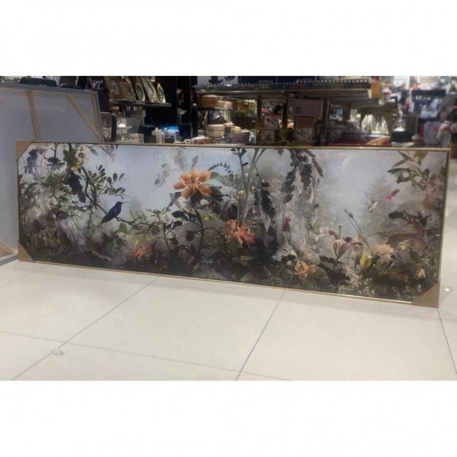 لوحه جداري مطبوع كانفس اطار خشب ذهبي-4601 لوحه جداري مطبوع كانفس اطار خشب ذهبي-4601