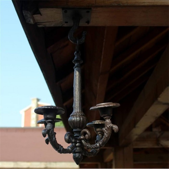 شمعدان معلق من المعدن على الطراز الاوربي ريفي 7110 شمعدان معلق من المعدن على الطراز الاوربي ريفي 7110