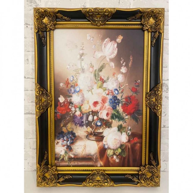 لوحه جداري مطبوع كالنفس باطار خشبي -4-6657 لوحه جداري مطبوع كالنفس باطار خشبي -4-6657