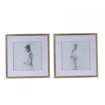 طقم لوحتين من الخشب بطابع كلاسيكي العدد2 7797 طقم لوحتين من الخشب بطابع كلاسيكي العدد2 7797