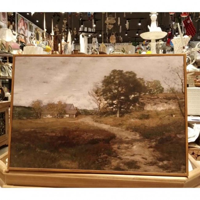 لوحه مطبوع كالنفس اطار خشب ذهبي متوفر 3 احجام-111-L5257 لوحه مطبوع كالنفس اطار خشب ذهبي متوفر 3 احجام-111-L5257