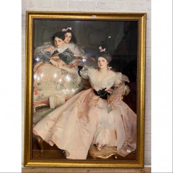 لوحه جداريه كالنفس باطار خشبي ذهبي 7804-3 لوحه جداريه كالنفس باطار خشبي ذهبي 7804-3