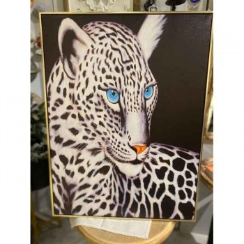 لوحة باطار خشبي مذهب -k3