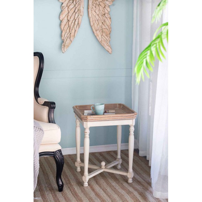 طاولة جانبية بتصميم ريفي فرنسي 8195
