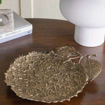 صينية ديكور مزخرفة على شكل ورقة شجر مصنوعه من المعدن 8210 صينية ديكور مزخرفة على شكل ورقة شجر مصنوعه من المعدن 8210