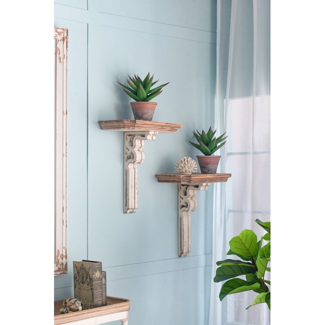 رف ديكور جداري بتصميم شابي شيك فنتج 8379