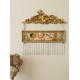 ديكور حائط كلاسيك ذهبي مع صورة انجل وخرز بتصميم اوربي 9273