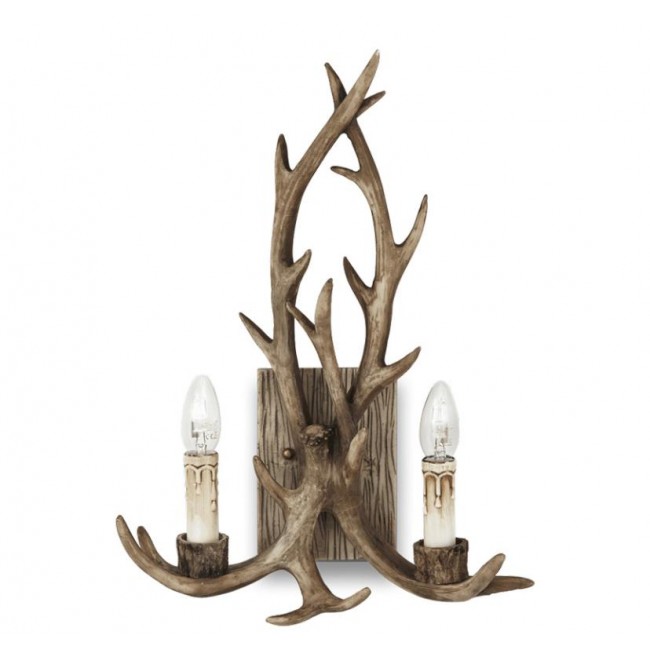 وحده اضاءه جداريه بتصميم قرون الوعل بلمسات ريفيه اوربيه9328