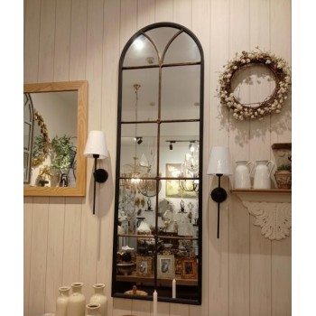 مرايا جداري انيقه بتصميم ريفي اوربي 8140