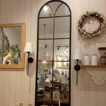 مرايا جداري انيقه بتصميم ريفي اوربي 8140