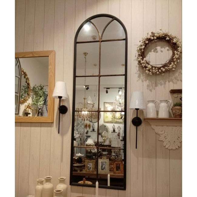 مرايا جداري انيقه بتصميم ريفي اوربي 8140