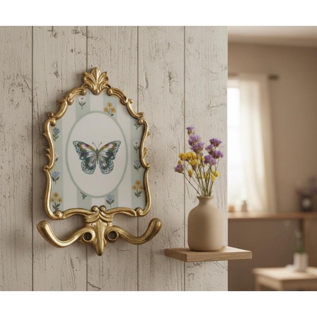 علاق جداري ذهبي بتصميم اوربي ريفي L9311