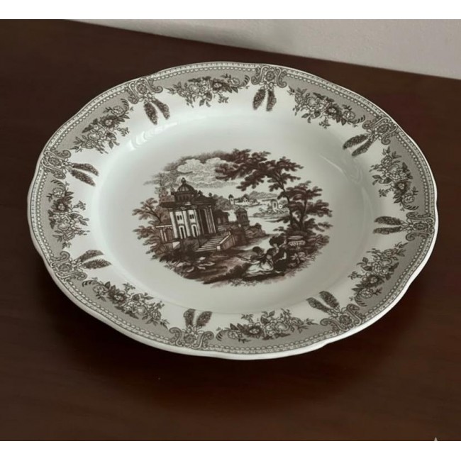 صحن سراميك فاخر بزخارف ريفيه كلاسيكيه 9339