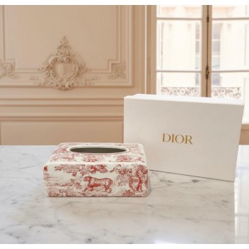 علبه مناديل سيراميك بتصميم من ديور، تحفة فنية كلاسيكية9047