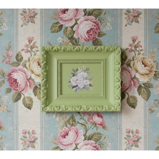 لوحه جداريه كانفس باطار مزخرف بنمط كلاسيكيه فاخره9303