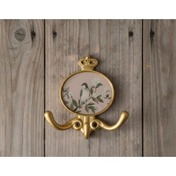 علاق جداري معدن مزخرف بطراز اوربي كلاسيك L9309 علاق جداري معدن مزخرف بطراز اوربي كلاسيك L9309