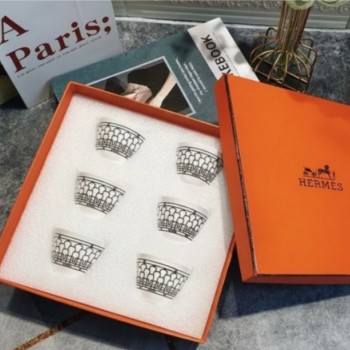 طقم فنجان قهوه عربيه سراميك من هرمز العدد 6 قطع  9070