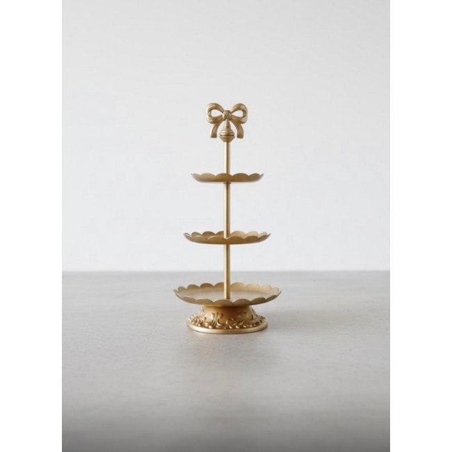 حامل حلويات فاخره مصنوعه من المعدن بستايل اوربي فاخر 9316