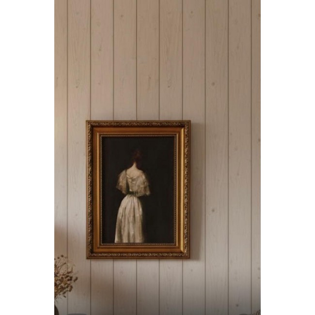 لوحه فنيه جداري مطبوع  كانفس  باطار مزخرف متوفر ب3 احجام 7338