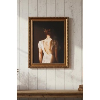 لوحه فنيه جداري مطبوع  كانفس باطار خشبي مزخرف متوفر ب3 احجام مختلفه 7326