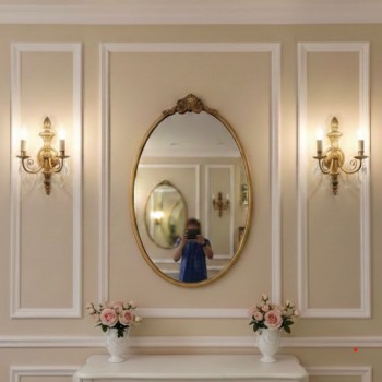 مرايا جداري بتصميم فرنسي فاخر9317