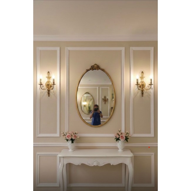 مرايا جداري بتصميم فرنسي فاخر9317