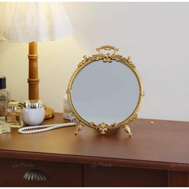 مرايا مكتبيه مستوحاه من الطراز الفرنسي تتميز باطار ذهبي فاخر 9655