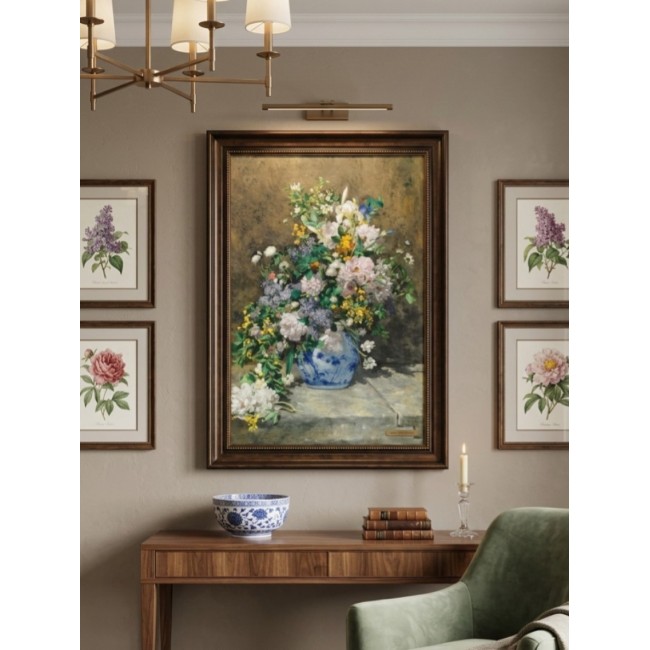 لوحه جداري كا نفس باطار خشبي مثالية لعشاق الفن الكلاسيكيL8674