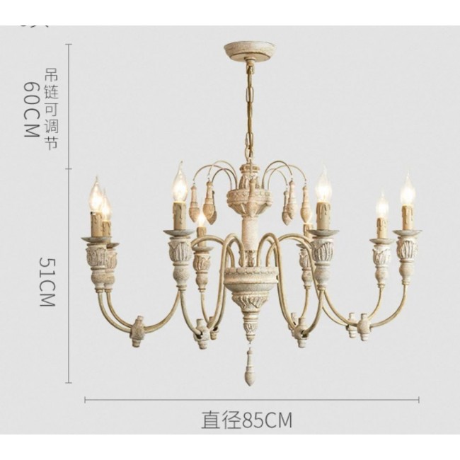 وحده اضاءه سقفيه بتصميم مستوحى من القصور الفرنسية القديمةL9347