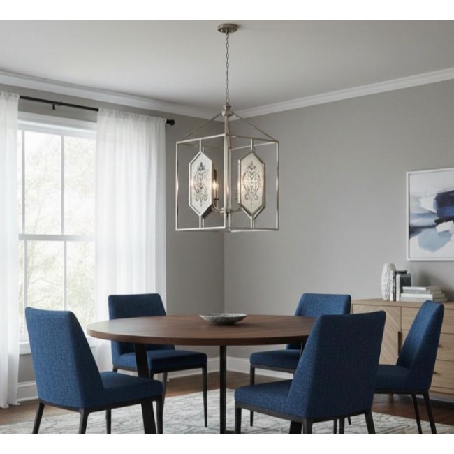 وحده اضاءه بتصميم فانوس بستايل اوربي كلاسيكي 8464