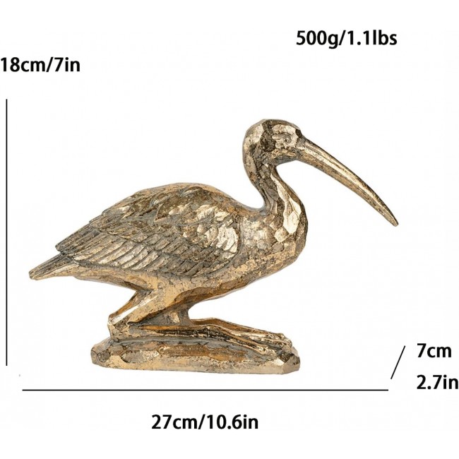 تحفه ديكورطائر فريدة تجسد الأناقة الكلاسيكية وسحر الطبيعة الهادئ8498