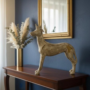 تحفه كلب بتصميم مستوحي من التمثال الاوربيه الكلاسيكيه 8569 تحفه كلب بتصميم مستوحي من التمثال الاوربيه الكلاسيكيه 8569