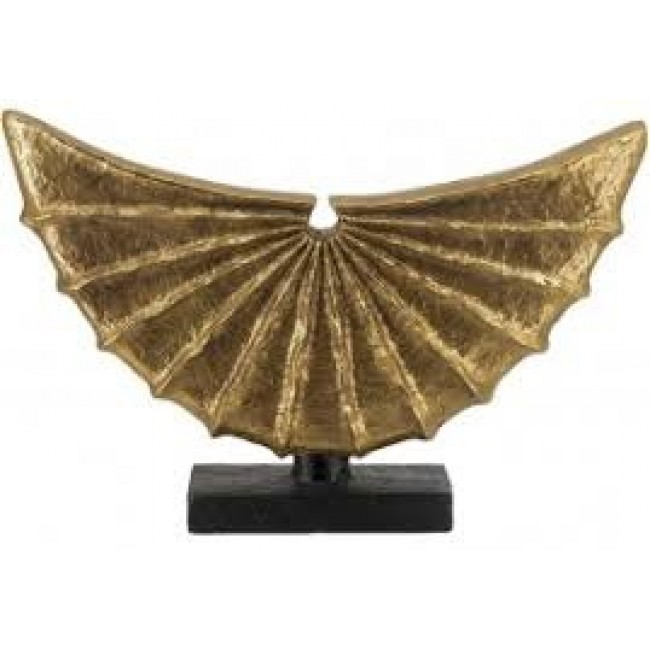 تحفه فنية تجريدية تنبض بالأناقة مصممة على شكل مروحة مضلعة أو صدفة بحرية عملاقة8559