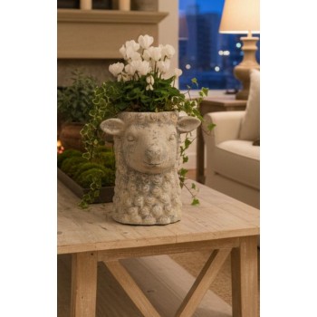 فازه رأس خروف بتصميم ريفي انيق 8549