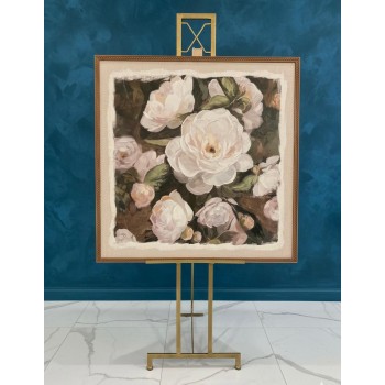 لوحه جداري فنيه كانفس باطار خشبي تجمع بين أناقة كلاسيكية ولمسة عصرية من الفخامة8599