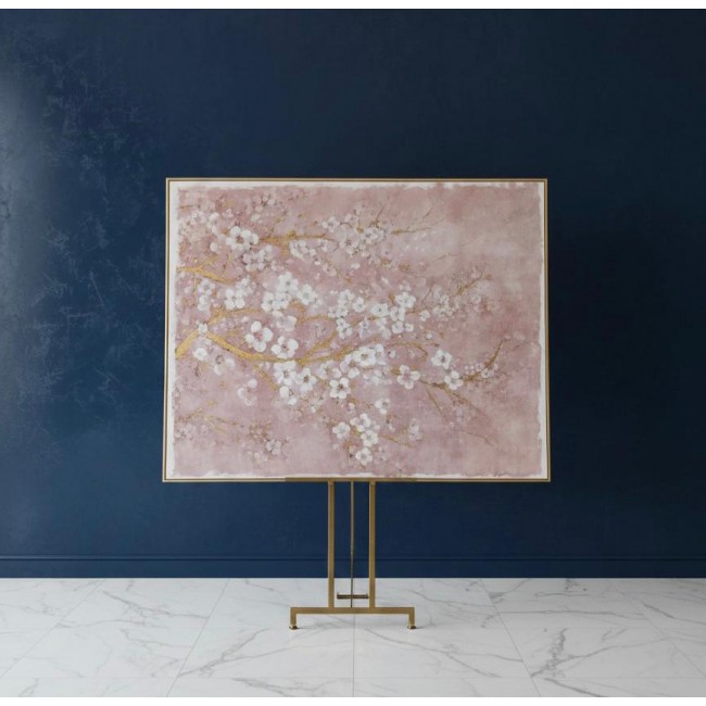 لوحه فنيه جداري كالنفس باطار خشبي بتصميم جميل وراقي 