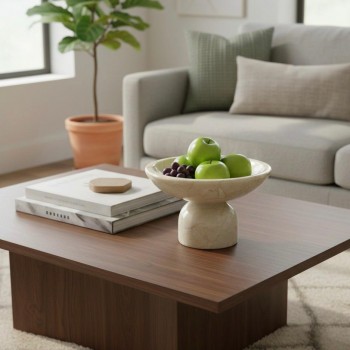 صحن بقاعده  فاخراً بقاعدة مصنوعاً من الرخام الطبيعي8515