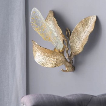 وحده اضاءه جداريه بشكل ورق  بتصميم مستوحى من الطبيعة والفخامةL8502