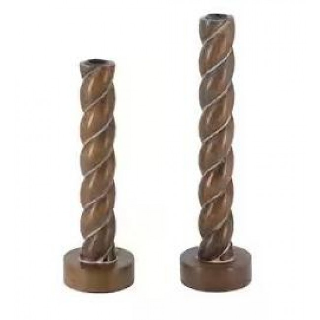 طقم شمعدان من خشب البتولا بتصميم حلزوني وهي تجمع بين التصميم الكلاسيكي والأناقة الطبيعية التي تناسب الأنماط الريفية والتقليديةL8634 طقم شمعدان من خشب البتولا بتصميم حلزوني وهي تجمع بين التصميم الكلاسيكي والأناقة الطبيعية التي تناسب الأنماط الريفية والتقليديةL8634
