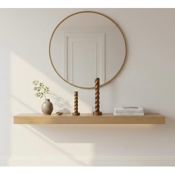 طقم شمعدان من خشب البتولا بتصميم حلزوني وهي تجمع بين التصميم الكلاسيكي والأناقة الطبيعية التي تناسب الأنماط الريفية والتقليديةL8634