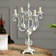 شمعدان ابيض معدن بتصميم اوربي كلاسيك L9605 شمعدان ابيض معدن بتصميم اوربي كلاسيك L9605
