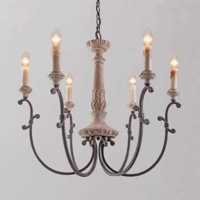 وحده اضاءه سقفيه فاخرة تجمع بين روح الريف الفرنسي وكلاسيكية التصميم الأمريكي القديم9344. 