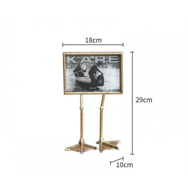 برواز صور بشكل ارجل البطه قطعة ديكور غير تقليدية تجمع بين الفكاهة والأناقة، وهي مصممة لتجعل ذكرياتك تقف شامخة بأسلوب "فينتاج" فريدمتوفر الحجمين9580