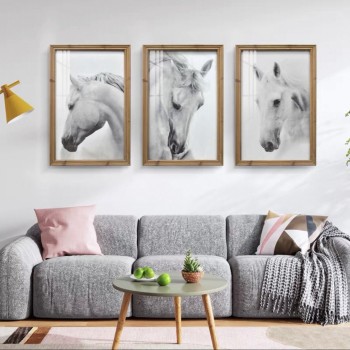 طقم لوحات فنيه جداريه متناغمه بلمسه من القوه والجمال الكلاسيكي الي جدران منزلك 9597