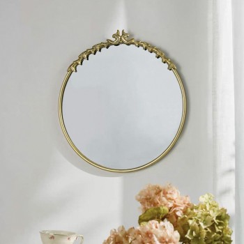مرايا جداريه مستديره تجمع بين الفخامة الكلاسيكية واللمسات العصرية9568